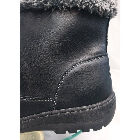 Khombu Addison Women's Black Memory Foam Water Repellent All-Weather Boot Size 9 - Picture 11 of 12